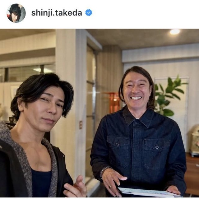 武田真治インスタグラム＠shinji.takedaより