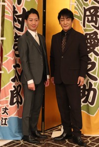 中村壱太郎、片岡愛之助（右）