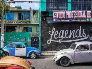 メキシコ製フォルクスワーゲン・ビートル　生産終了後も町を疾走　愛称は「ボチョ」　