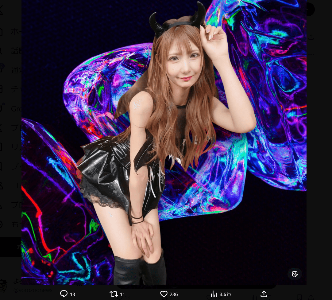 片瀬亜乃のX（@anokatase）より