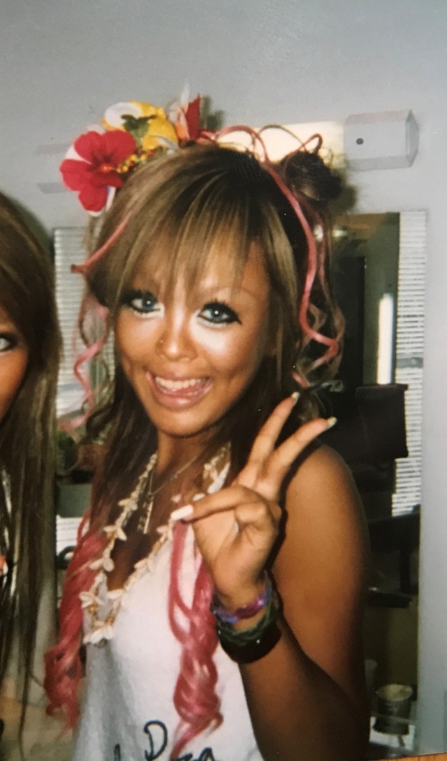 平成ギャル界のカリスマ当時のルミリンゴ（提供写真）