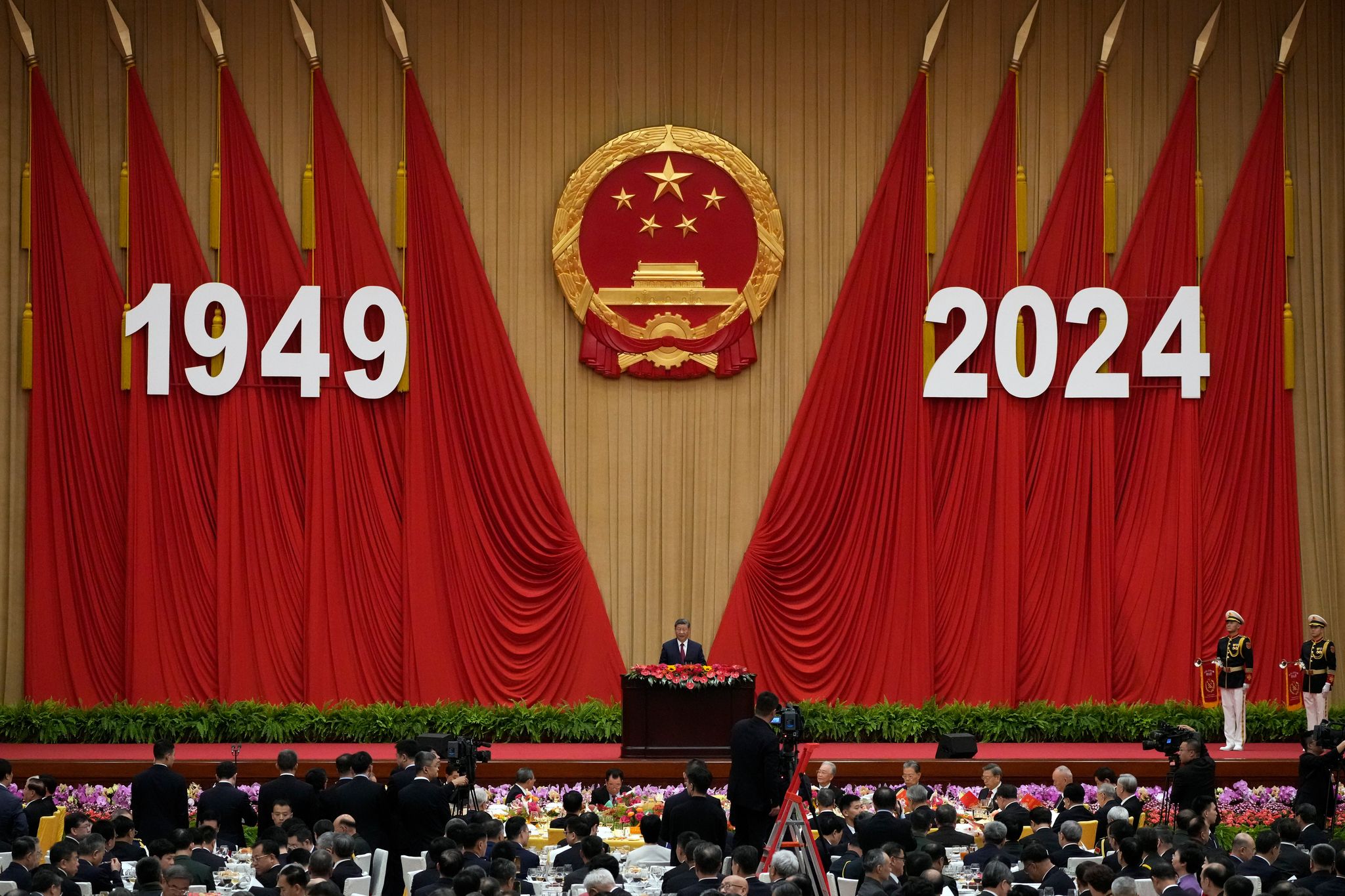 China marks 75 years of Communist Party rule as economic challenges and  security threats linger | The Asahi Shimbun: Breaking News, Japan News and  Analysis