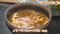 クリーミーカレーうどん　650円