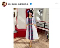 関西テレビ・中島めぐみアナウンサーのインスタグラム（@megumi_nakajima_）より＝2025年9月28日投稿
