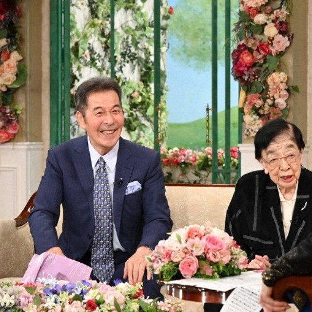 石井ふく子さんと井上順さん