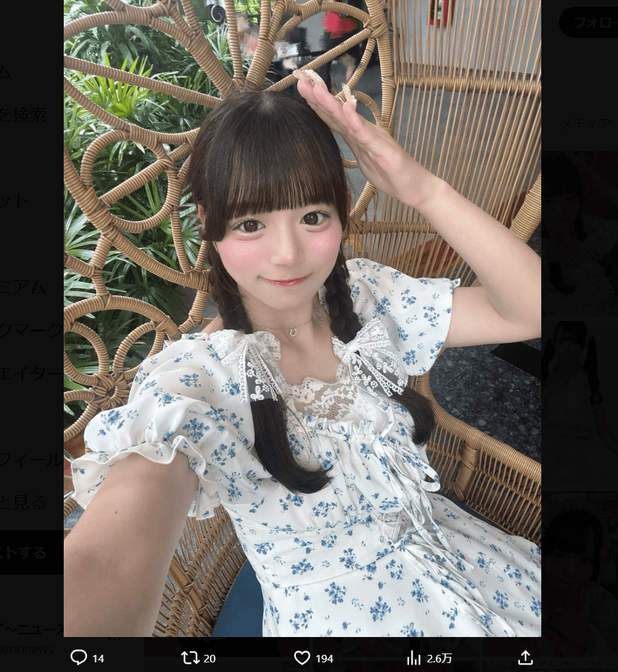 のあのX（@w_noa_）より