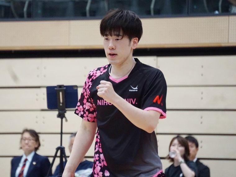 バレー 日本大学 Tシャツ 練習着 日大 バレー 日本大学 Tシャツ 練習着 日大 20260821_Fukudome_Satomi_Aflo.jpg