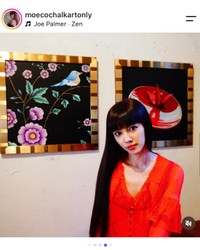松下 萌子さん　2017年NY個展作品より（本人の公式インスタグラムから）
