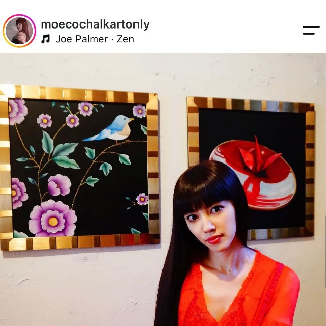 松下 萌子さん　2017年NY個展作品より（本人の公式インスタグラムから）