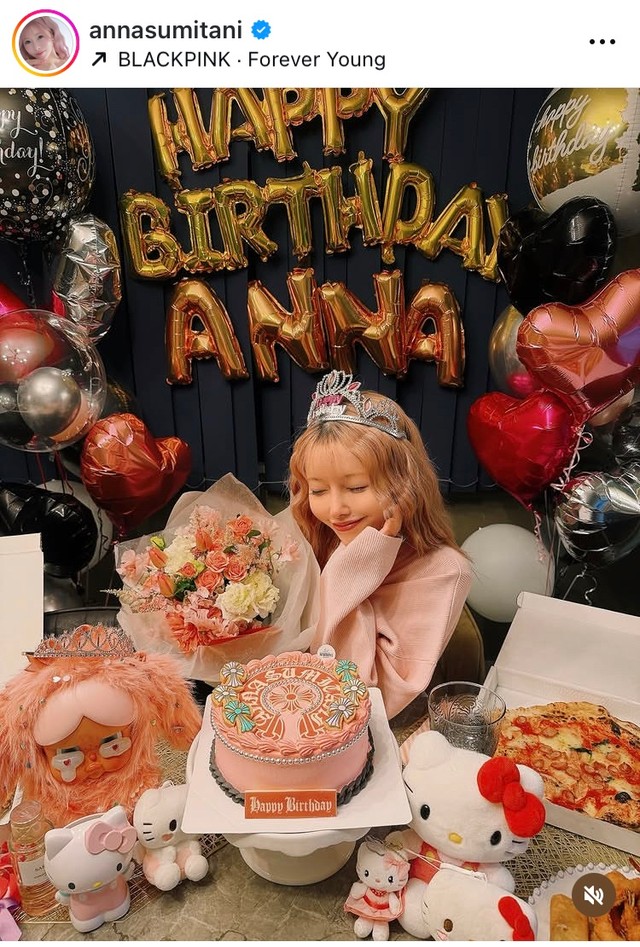 住谷杏奈インスタグラム＠annasumitaniより