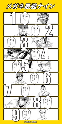 ダイヤのA 「ベストナインメーカー」で作成した画像例