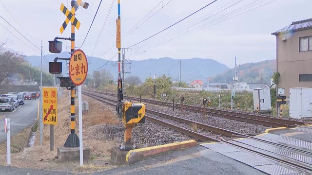 事故があった現場　岡山・里庄町　2023年12月