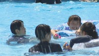 四国梅雨明け夏本番！　善通寺市民プールは大勢の子どもでにぎわう　4年ぶりにコロナの制限なし　香川