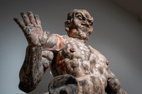 アムステルダム国立美術館に展示されている吽形（うんぎょう）像