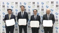 立地協定締結式　香川県庁
