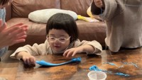 療育で使っている商品を購入しておうち療育も（提供：みどぅ家のちいのんさん）
