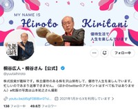 桐谷広人さんの公式Xから