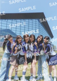 「B.L.T.2026年9月号」別冊付録：乃木坂野球部（小川彩、金川紗耶、黒見明香、柴田柚菜、瀬戸口心月、長嶋凛桜） 　両面超ビッグポスター（裏）