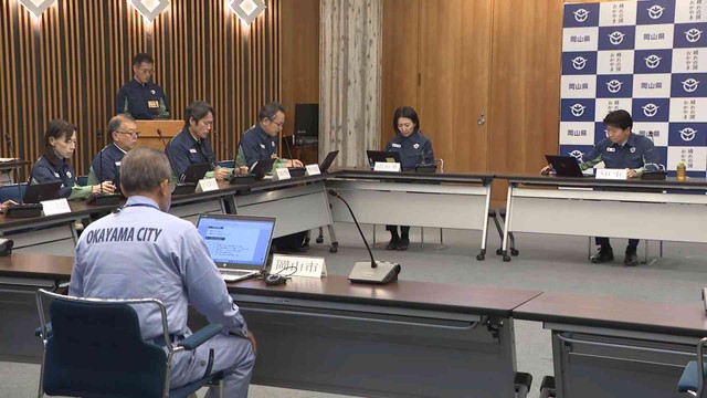 岡山県高病原性鳥インフルエンザ対策本部会議　19日