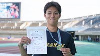 東京2025デフリンピックの日本代表に選出／佐藤秀祐 選手（提供：平林金属）