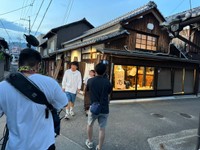 KSBのグルメ番組「ヒルペコ」撮影風景