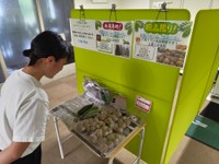 社協で販売した野菜（向日市寺戸町）