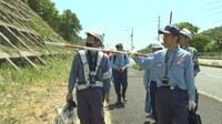ドローンも活用　梅雨を前に国道の「のり面」を点検　国交省岡山国道事務所