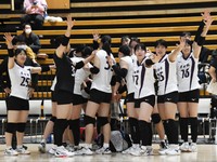 バレー - 【写真】女子は東京女子体育大学が、55年ぶり2度目の優勝