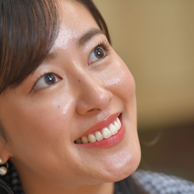 前田春香アナウンサー（撮影・出月俊成）