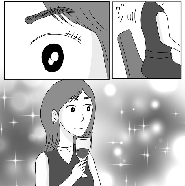 本番が始まった瞬間に表情が変わる夢子（まるいがんもさん提供）