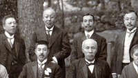 大隈重信と中野武営の深い交流を示す写真といえる