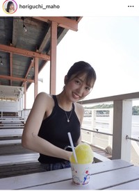 堀口真帆インスタグラム＠horiguchi_mahoより