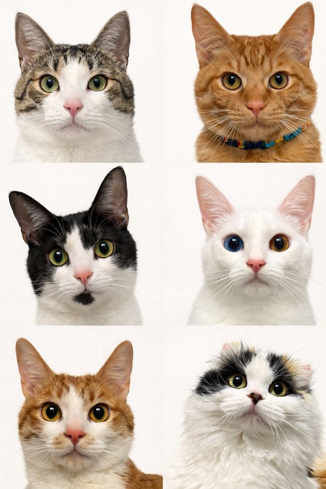 可愛い6匹の保護猫たち（めぐチャンさん提供）