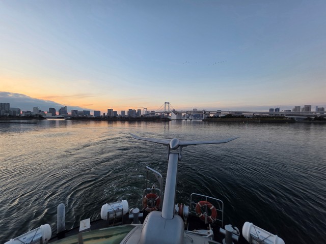 船からの風景（けびんさん提供）