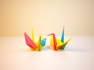 たまたま捨てられなかった折り鶴は、やがて「あの頃」の宝物になった