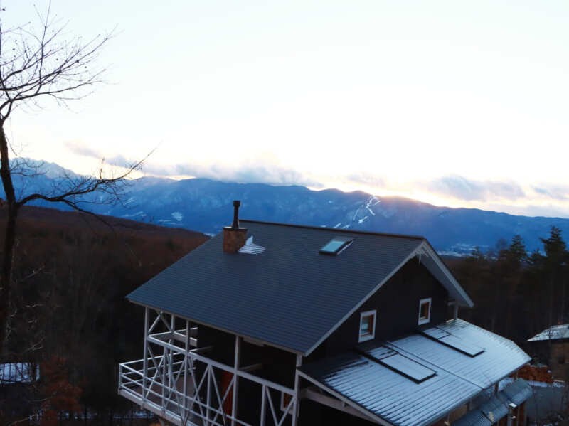 標高1500メートルからの眺め