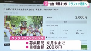 仙台・青葉まつり　ふるさと納税活用のクラウドファンディングで支援を呼び掛け