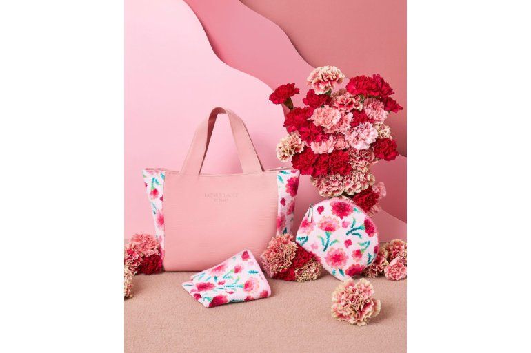 未開封♥フェイラー ラブラリーカーネーション✧ハンカチ＆ポーチセット✧WEB限定 ラブラリーカーネーション ハンカチ＆ポーチセット L/CAN-260604（WEB