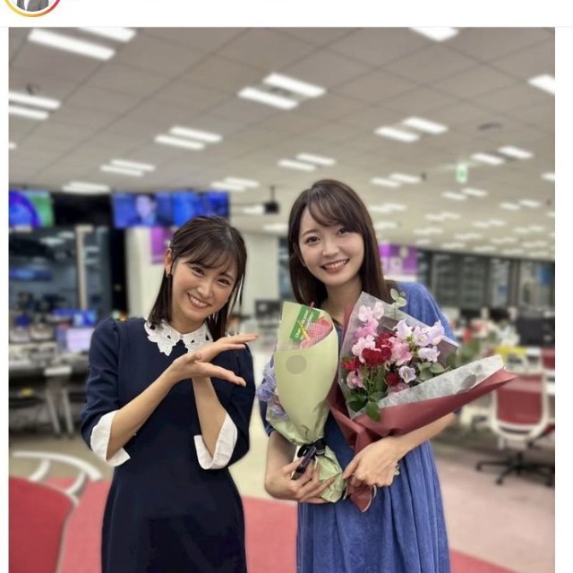 竹崎由佳アナウンサーのインスタグラム＠yuka__takezakiより