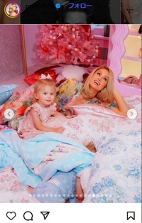 パリス・ヒルトンのインスタグラム＠parishiltonより