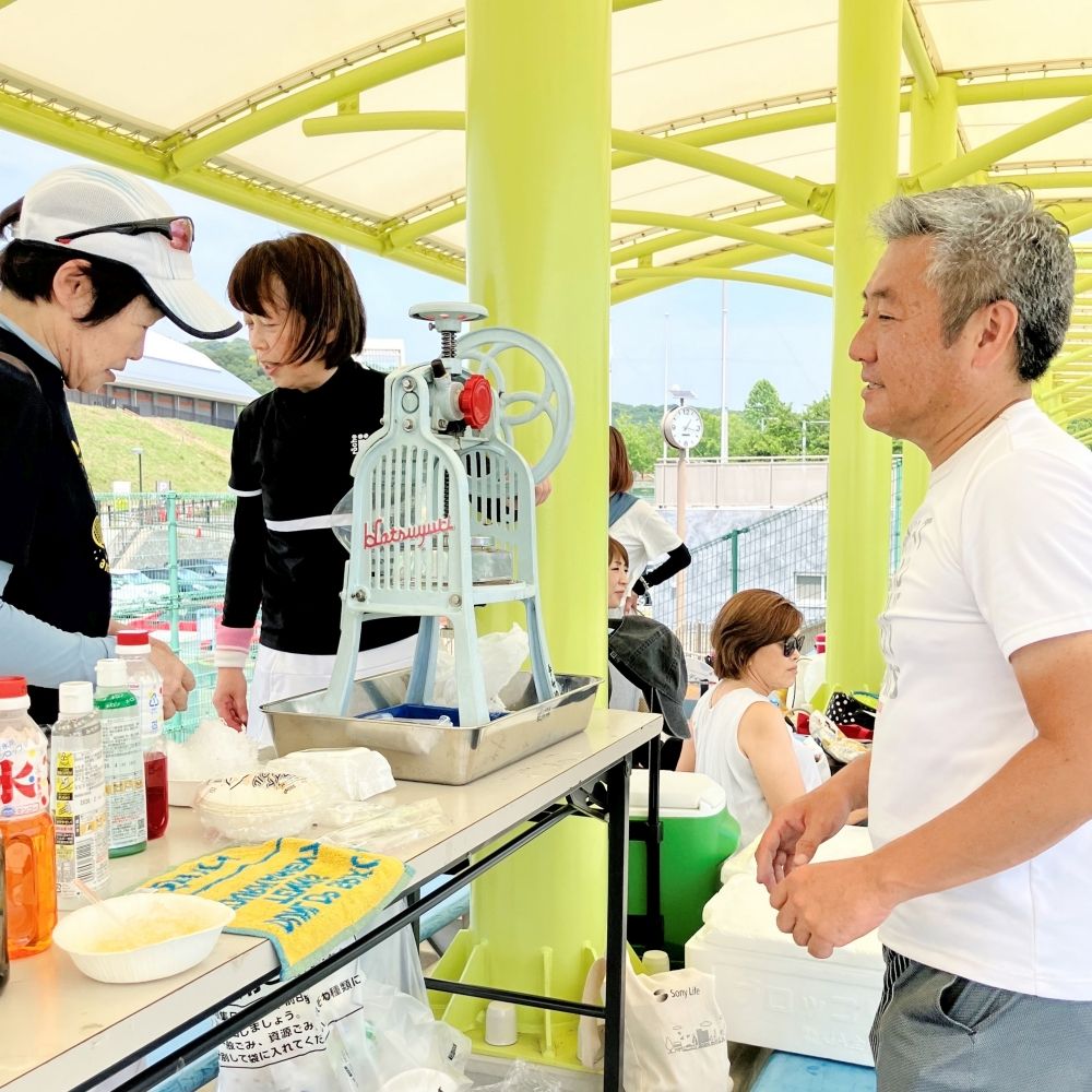 和歌山県大会ではソニー生命保険のライフプランナーによりかき氷が提供された