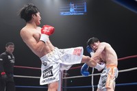 ソリッドなキック炸裂、大久保琉唯