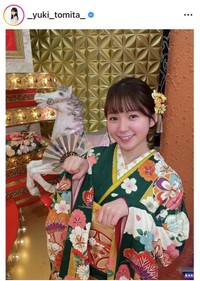 冨田有紀アナウンサーのインスタグラム＠_yuki_tomita_より