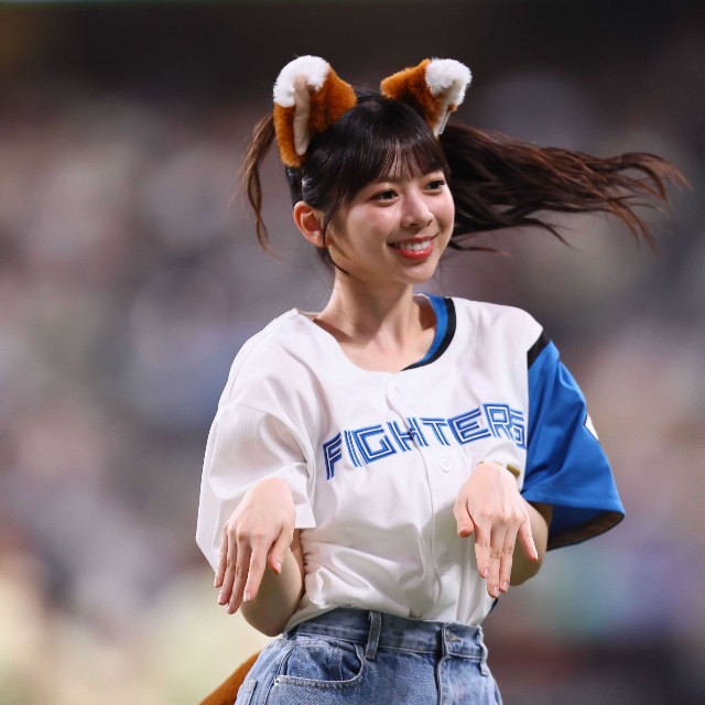 ユニホーム姿もキュート
