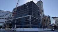 ホテルの建設現場　高松市サンポート