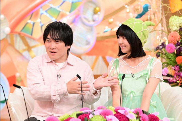 漫画家・大石浩二氏、山口めろん＝「新婚さんいらっしゃい！」ⓒABCテレビ