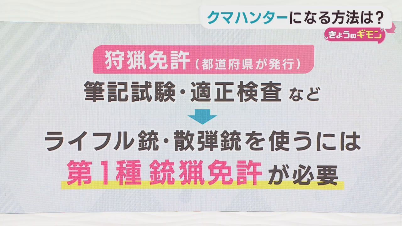 クマ出没が増加　ハンターの育成が課題に