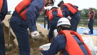 大雨・台風に備え水防訓練　岡山市