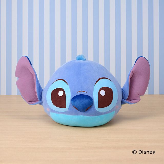 ディズニー スティッチ」のもちもちクッション＆マスコットが本日より