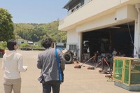 別の秋田犬が保護された現場